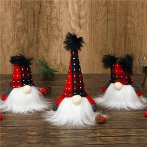 3Pcs Lighted Christmas Gnome, Mini Scandinavian Swedish Tomte, Battery Operated